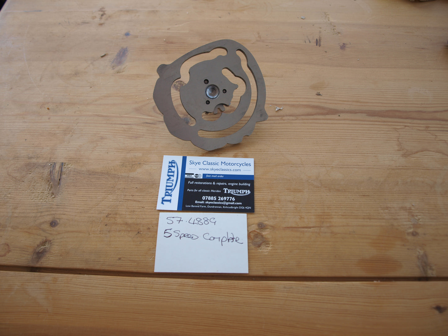 57 4889 5 speed camplate