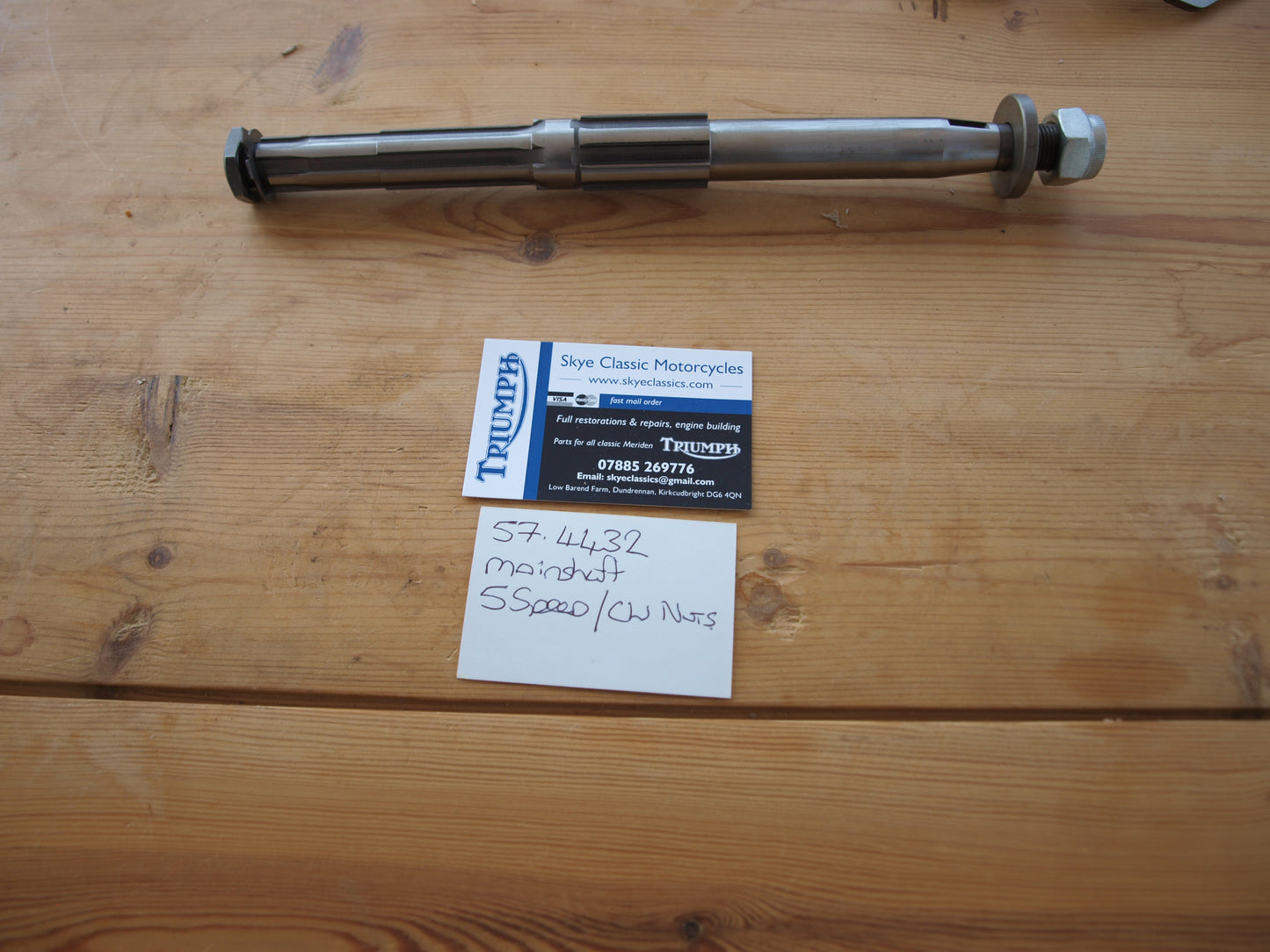 57 4432 mainshaft 5 speed