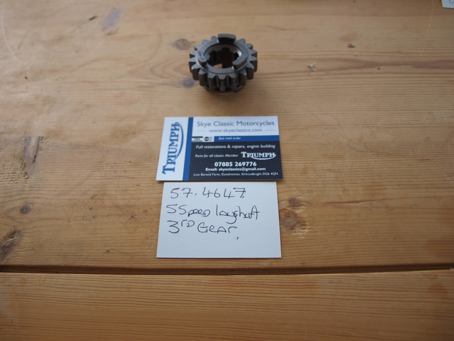 57 4647 layshaft 3rd gear