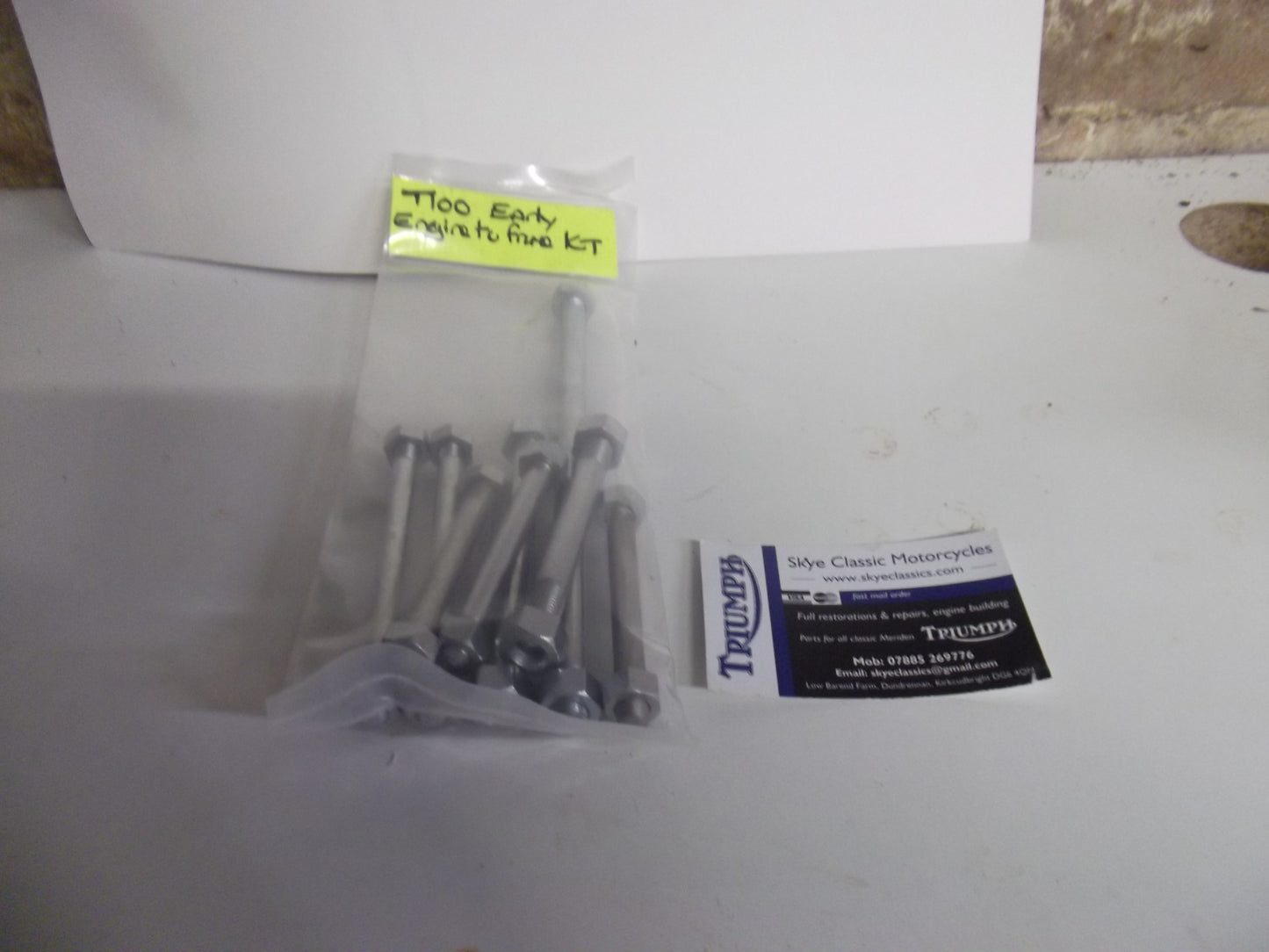 t100 full set engine to frame bolts